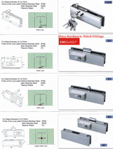 36 glass hardware patch fitting_conew2