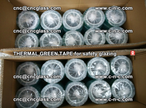 PET GREEN TAPE for EVALAM EVASAFE COOLSAFE EVAFORCE safety glazing (15)