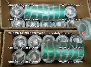 PET GREEN TAPE for EVALAM EVASAFE COOLSAFE EVAFORCE safety glazing (30)