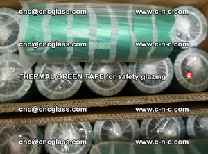 PET GREEN TAPE for EVALAM EVASAFE COOLSAFE EVAFORCE safety glazing (36)