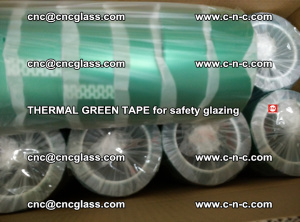 PET GREEN TAPE for EVALAM EVASAFE COOLSAFE EVAFORCE safety glazing (40)