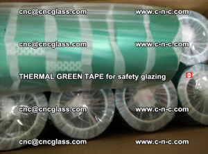 PET GREEN TAPE for EVALAM EVASAFE COOLSAFE EVAFORCE safety glazing (42)