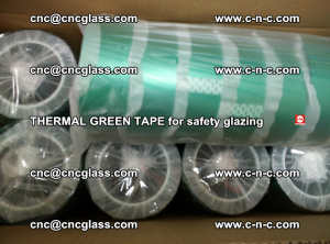 PET GREEN TAPE for EVALAM EVASAFE COOLSAFE EVAFORCE safety glazing (45)