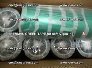 PET GREEN TAPE for EVALAM EVASAFE COOLSAFE EVAFORCE safety glazing (46)