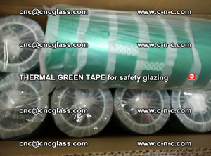 PET GREEN TAPE for EVALAM EVASAFE COOLSAFE EVAFORCE safety glazing (47)