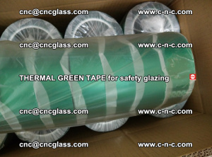 PET GREEN TAPE for EVALAM EVASAFE COOLSAFE EVAFORCE safety glazing (59)