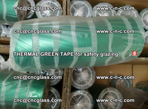 PET GREEN TAPE for EVALAM EVASAFE COOLSAFE EVAFORCE safety glazing (63)