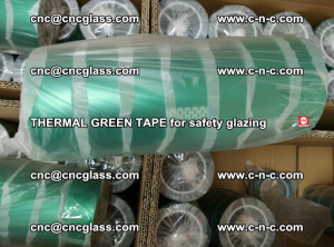 PET GREEN TAPE for EVALAM EVASAFE COOLSAFE EVAFORCE safety glazing (64)