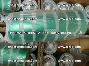 PET GREEN TAPE for EVALAM EVASAFE COOLSAFE EVAFORCE safety glazing (65)