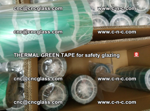 PET GREEN TAPE for EVALAM EVASAFE COOLSAFE EVAFORCE safety glazing (69)