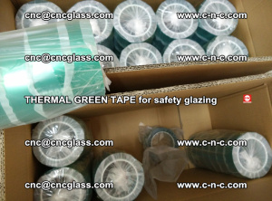 PET GREEN TAPE for EVALAM EVASAFE COOLSAFE EVAFORCE safety glazing (71)