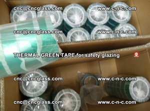 PET GREEN TAPE for EVALAM EVASAFE COOLSAFE EVAFORCE safety glazing (74)