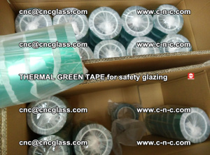 PET GREEN TAPE for EVALAM EVASAFE COOLSAFE EVAFORCE safety glazing (77)