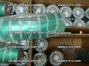 PET GREEN TAPE for EVALAM EVASAFE COOLSAFE EVAFORCE safety glazing (83)