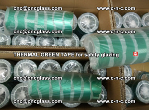 PET GREEN TAPE for EVALAM EVASAFE COOLSAFE EVAFORCE safety glazing (87)